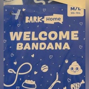 FREE w Purchase NWT Bark Let’s Sniff Butts Bandana M/L